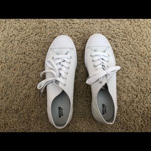 NWOT White Laced Shoes